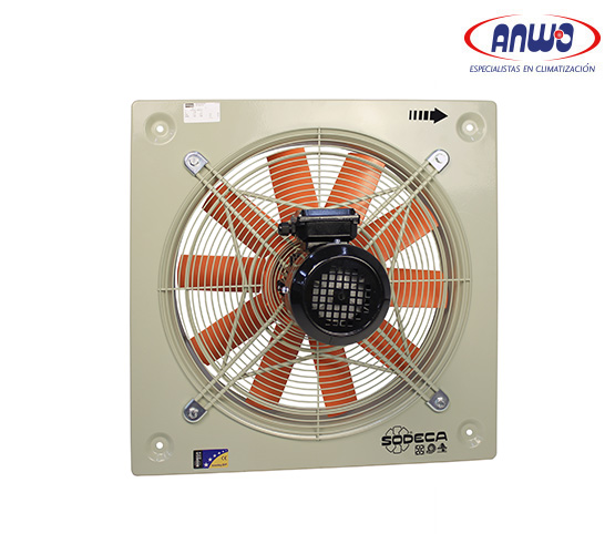 HELICOIDAL MURAL HELICE DE PLASTICO CON REJILLA PROTECCION EN SUCCION MOTOR 220V...