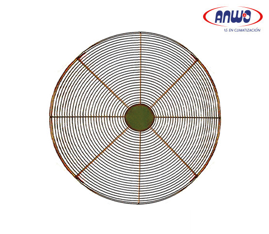 REJILLA DE PROTE CION PARA LA IMPULSION DE VENTILADOR HELICOIDAL