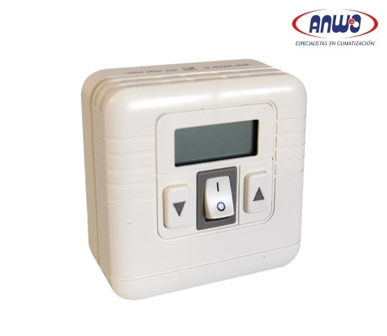 TERMOSTATO AMBIENTAL DE CALEFACCION SIMPLE ANWO ATS-PANTALLA DIGITAL / INTERRUPT...