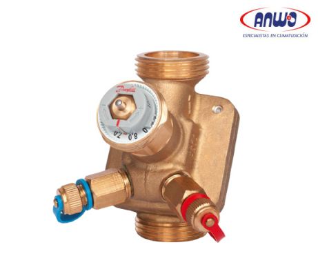 VALVULA DE EQUILIBRIO HIDRAULICO AB-QM CON TOMAS DE PRESION, DN25, 340-1700 L/H,...