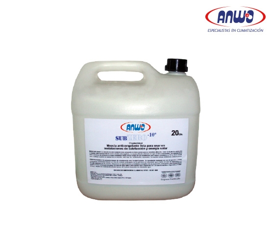FLUIDO ANTICONGELANTE SUBZERO -10ºC / BIDON DE 20LTS