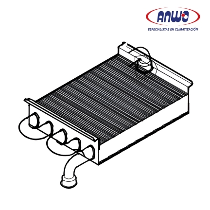 INTERCAMBIADOR A/GAS FOURTECH/ECO 4S 24 C/CLIP