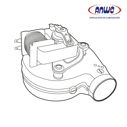 VENTILADOR MAINFOUR/FOURTECH 1 VEL.57W MVL