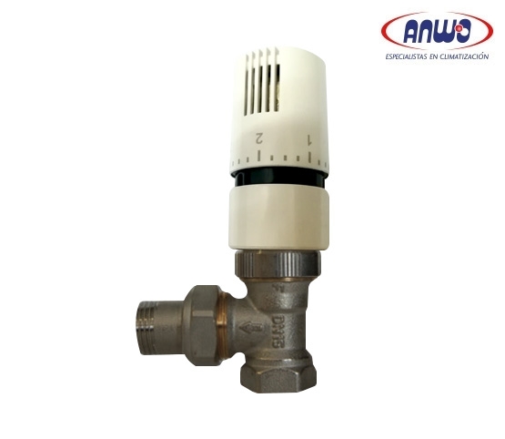 KIT VALVULA TERMOSTATICA ANGULAR 1/2 PEX EK