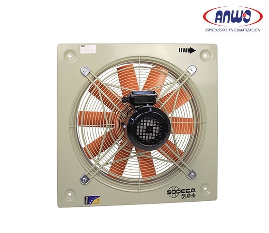 HELICOIDAL MURAL HELICE DE PLASTICO CON REJILLA PROTECCION EN SUCCION MOTOR 220V...