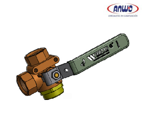  VALVULA 3 VIAS DESVIADORA HI 1/2   C/MANILLA  