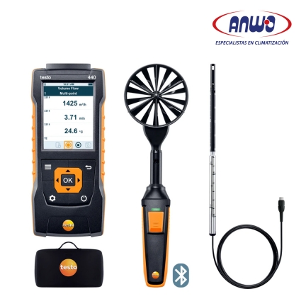 KIT COMBINADO PARA MEDICION DE CAUDAL TESTO 440