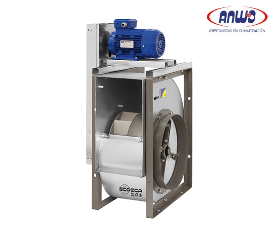 VENTILADOR CENTRÍFUGO TURBINA 355 SIMPLE ASPIRACION ALABE ATRASADO CON TRANSMIS...