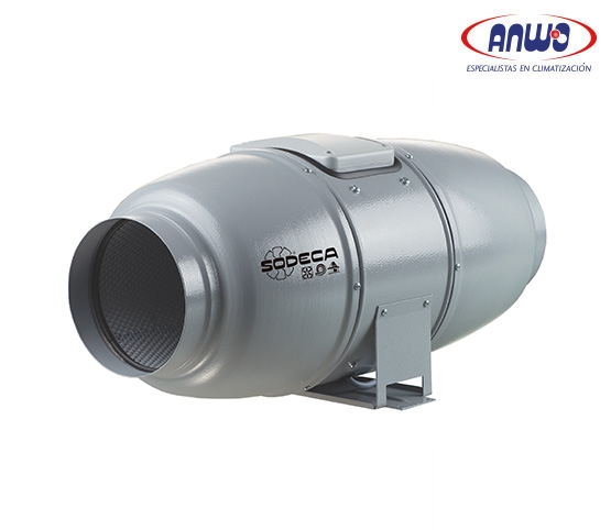 EXTRACTOR EN LINEA BAJO NIVEL SONORO 1975/2545 RPM, 0,93/1,41 AMP, 213/313 WATTS...