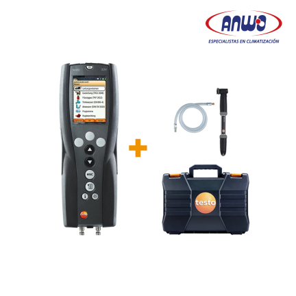 MANOMETRO PARA PRUEBAS DE HERMETICIDAD TESTO 324 SET BASICO
