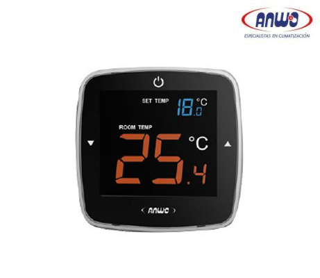 TERMOSTATO AMBIENTAL DE CALEFACCION SIMPLE ANWO ATS-PANTALLA TÁCTIL / ON-OFF / ...