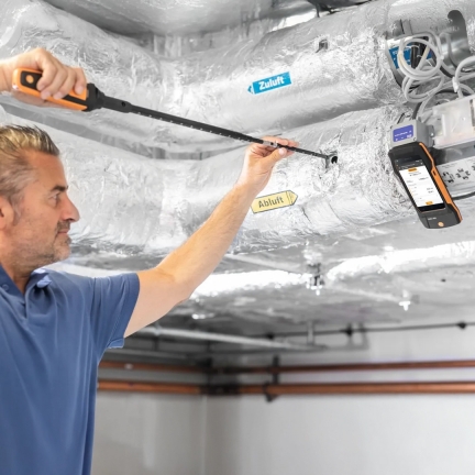 MEDICION DE CAUDAL MOLINETE TESTO 400 - KIT