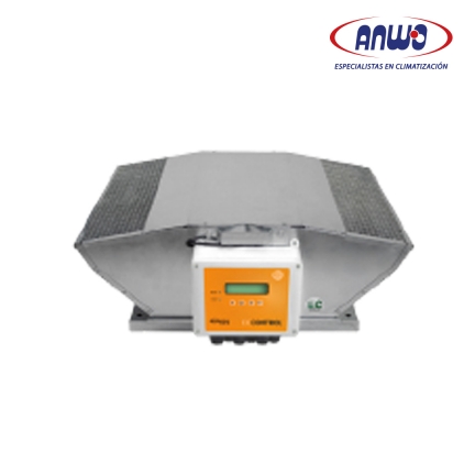 EXTRACTOR DE TECHO CENTRIFUGO CON CONTROL DE PRESION 7981M3H MOTOR EC 220V 0,75K...