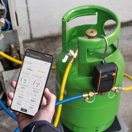 VALVULA INTELIGENTE PARA CARGA DE REFRIGERANTE TESTO 560i