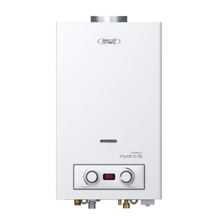 CALEFÓN MURAL ANWO 8 L/M HITECH HYDRO 16 TIRO NATURAL LPG