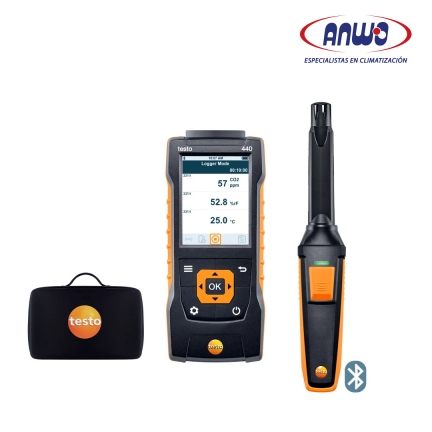 SET DE CO2 TESTO 440 CON BLUETOOTH®
