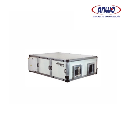 RECUPERADOR DE CALOR REB-180 BAJO PERFIL CON MOTOR EC 220V HASTA 86% DE EF. Q MA...