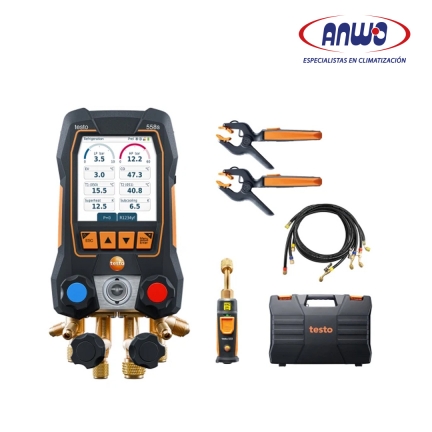 TESTO 558s - MANIFOLD SMART/TACTIL CON SENSORES INALAMBRICOS DE TEMPERATURA ,VAC...