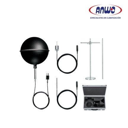 'KIT WBGT - TEMPERATURA DE BULBO HUMEDO PARA ANALISIS DE ESTRÉS TERMICO