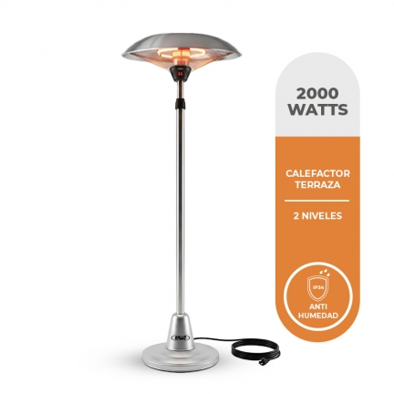 ESTUFA DE PIE PARA TERRAZA 2000 WATTS