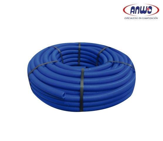 TUBO CORRUGADO AZUL PEX 25 25 MT